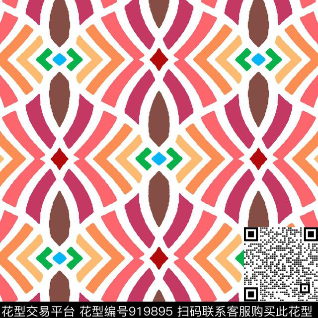 民族风泳装大牌风传统印花华亿平台下载（图片编号: 919895） - 瓦栏（Walan）