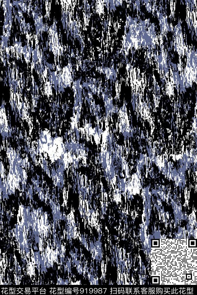 潮牌复古肌理传统印花华亿平台下载（图片编号: 919987） - 瓦栏（Walan）