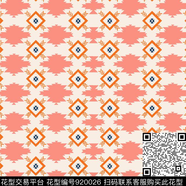 民族风泳装大牌风传统印花华亿平台下载（图片编号: 920026） - 瓦栏（Walan）