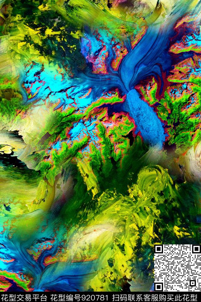 抽象纹理矿石数码印花华亿平台下载（图片编号: 920781） - 瓦栏（Walan）