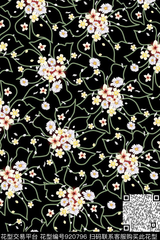 小碎花数码印花华亿平台下载（图片编号: 920796） - 瓦栏（Walan）