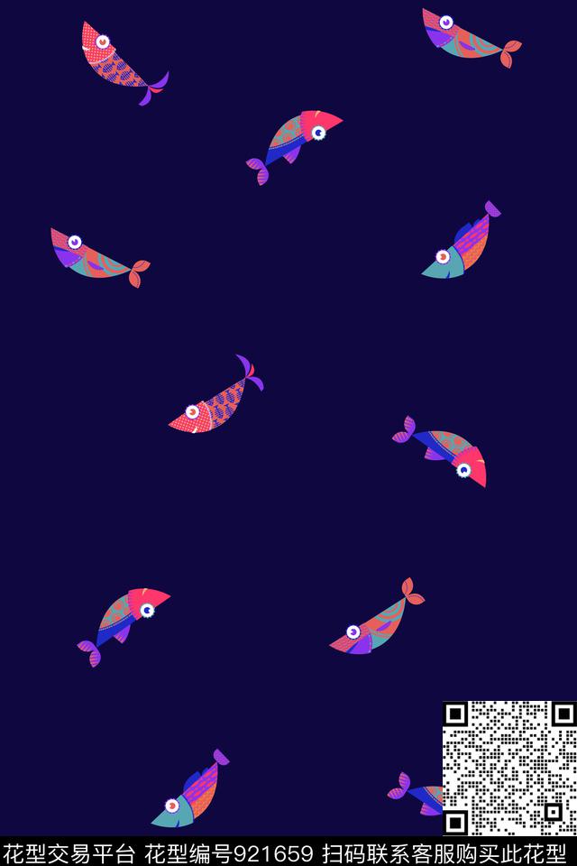 趣味卡通动物粉色传统印花华亿平台下载（图片编号: 921659） - 瓦栏（Walan）