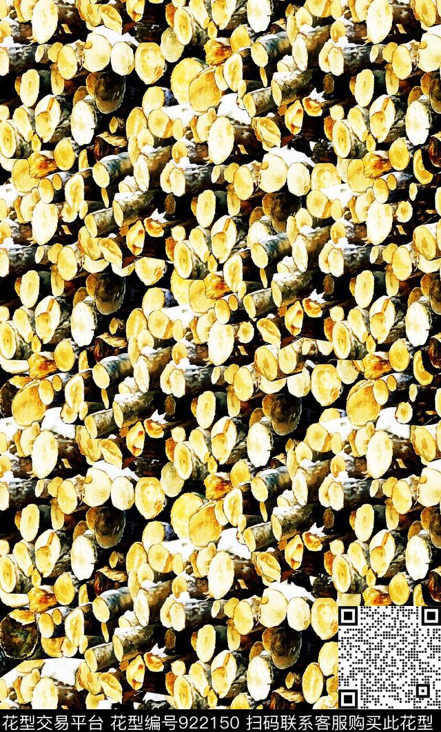 植物休闲木纹数码印花华亿平台下载（图片编号: 922150） - 瓦栏（Walan）