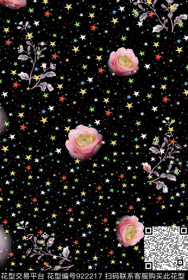 小碎花休闲趣味数码印花华亿平台下载（图片编号: 922217） - 瓦栏（Walan）