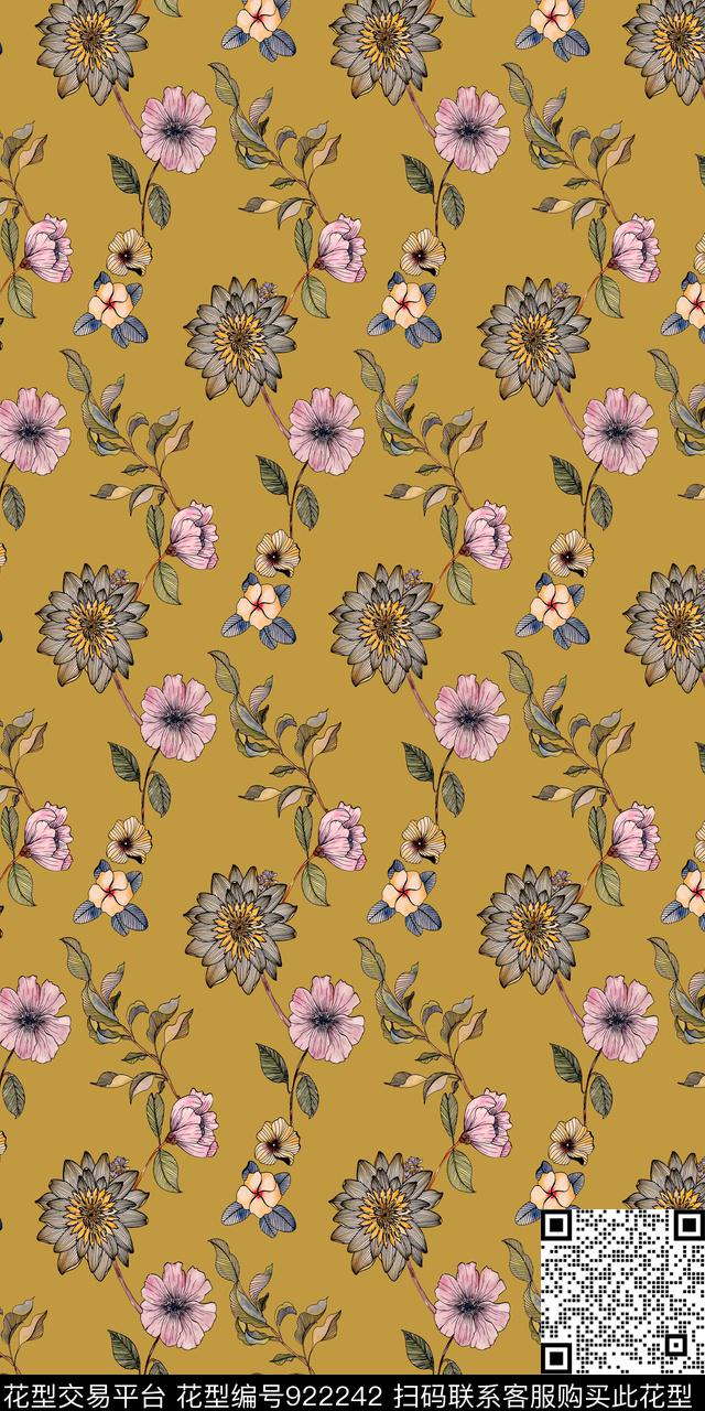 民族风几何混合拼接数码印花华亿平台下载（图片编号: 922242） - 瓦栏（Walan）