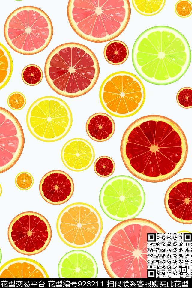 炫彩水果泳装数码印花华亿平台下载（图片编号: 923211） - 瓦栏（Walan）