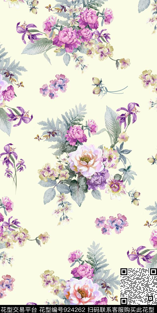 连衣裙女装年轻女性传统印花华亿平台下载（图片编号: 924262） - 瓦栏（Walan）