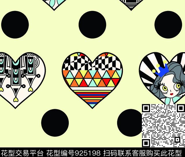 趣味波点矢量传统印花华亿平台下载（图片编号: 925198） - 瓦栏（Walan）