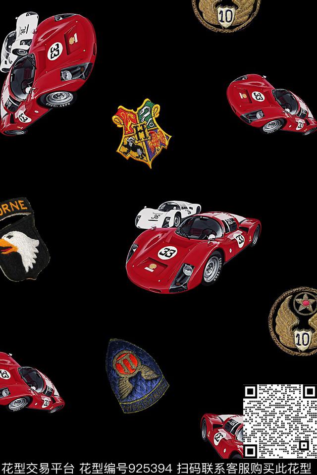 老鹰汽车潮牌章仔数码印花华亿平台下载（图片编号: 925394） - 瓦栏（Walan）