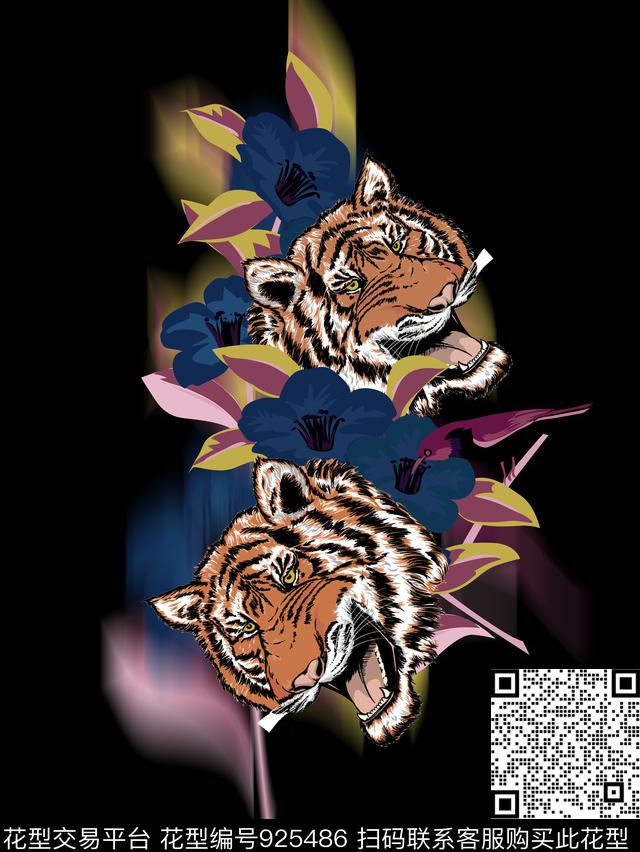 男装花卉热带华亿平台数码印花华亿平台下载（图片编号: 925486） - 瓦栏（Walan）