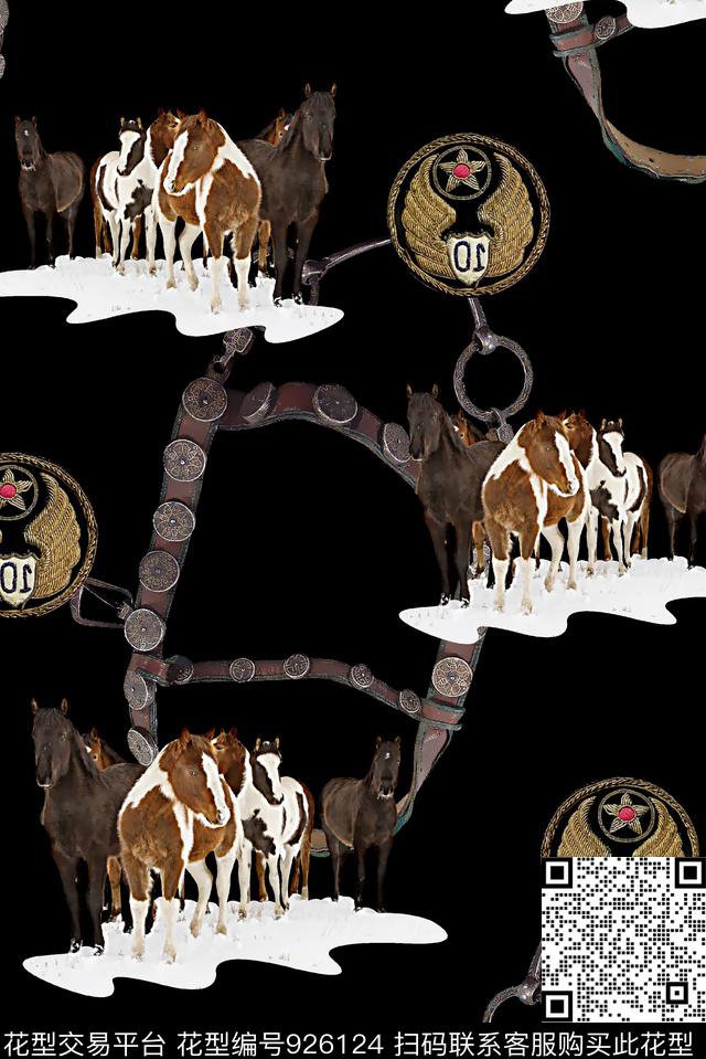 马潮牌马具数码印花华亿平台下载（图片编号: 926124） - 瓦栏（Walan）