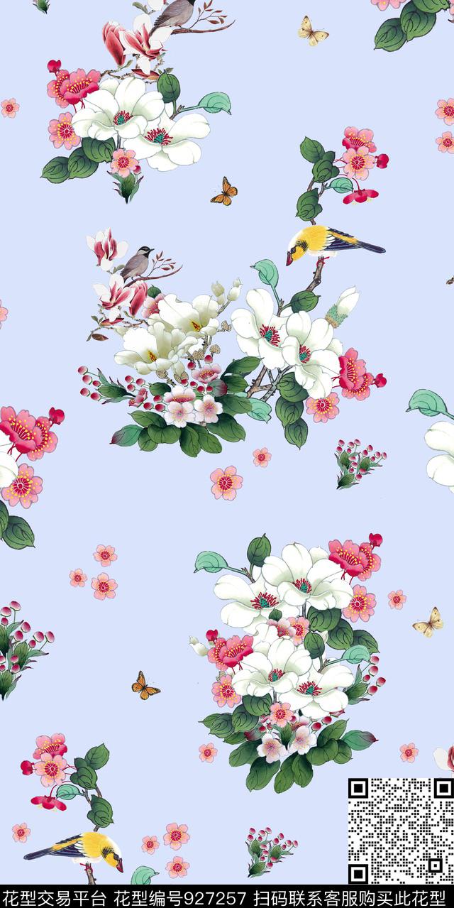 衬衫休闲旗袍传统印花华亿平台下载（图片编号: 927257） - 瓦栏（Walan）