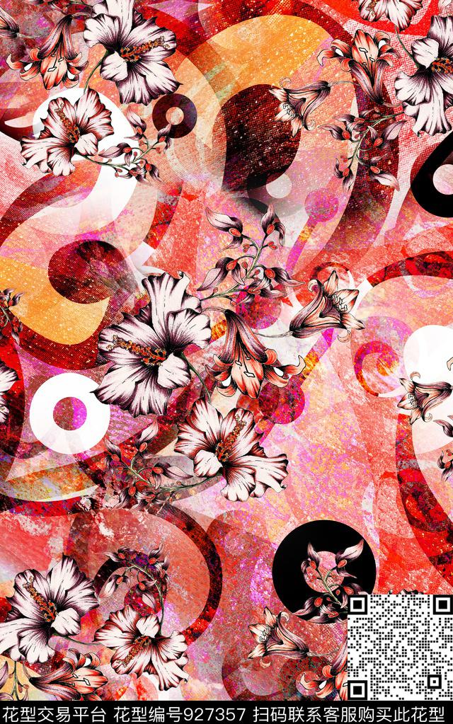 数码华亿平台民族风数码印花华亿平台下载（图片编号: 927357） - 瓦栏（Walan）