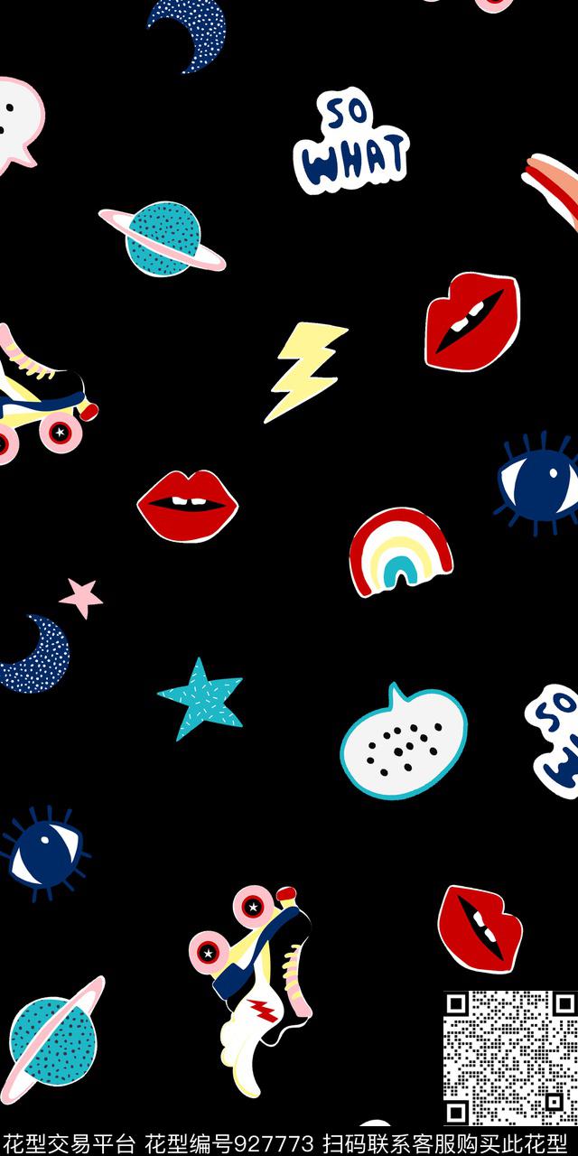 女装卡通传统华亿平台传统印花华亿平台下载（图片编号: 927773） - 瓦栏（Walan）