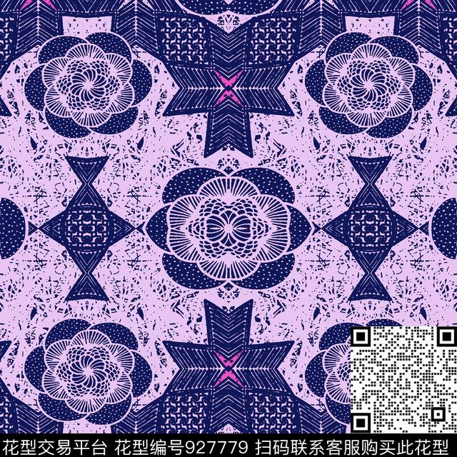 花卉民族风女装传统印花华亿平台下载（图片编号: 927779） - 瓦栏（Walan）