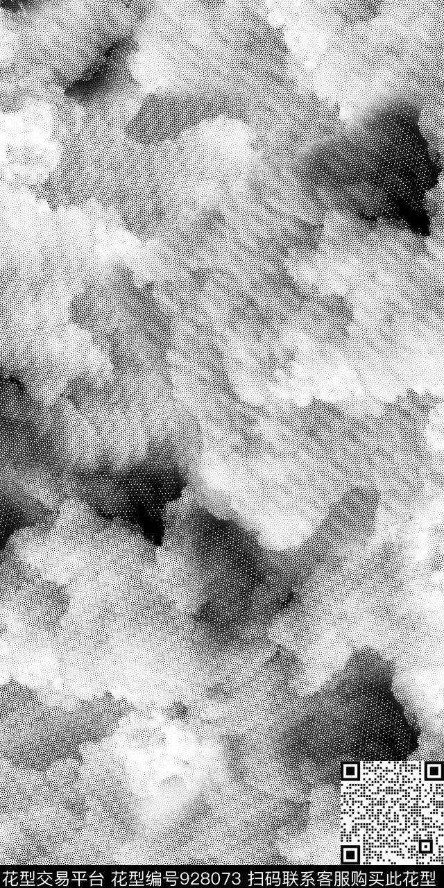 数码华亿平台波点黑白华亿平台数码印花华亿平台下载（图片编号: 928073） - 瓦栏（Walan）