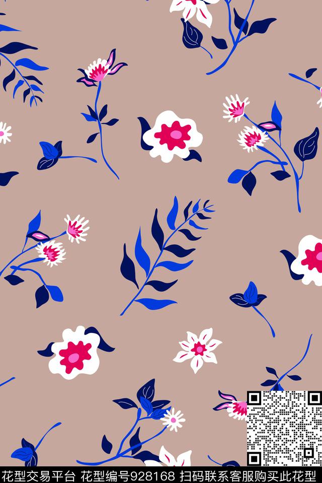 小碎花甜美淑女优雅典雅传统印花华亿平台下载（图片编号: 928168） - 瓦栏（Walan）