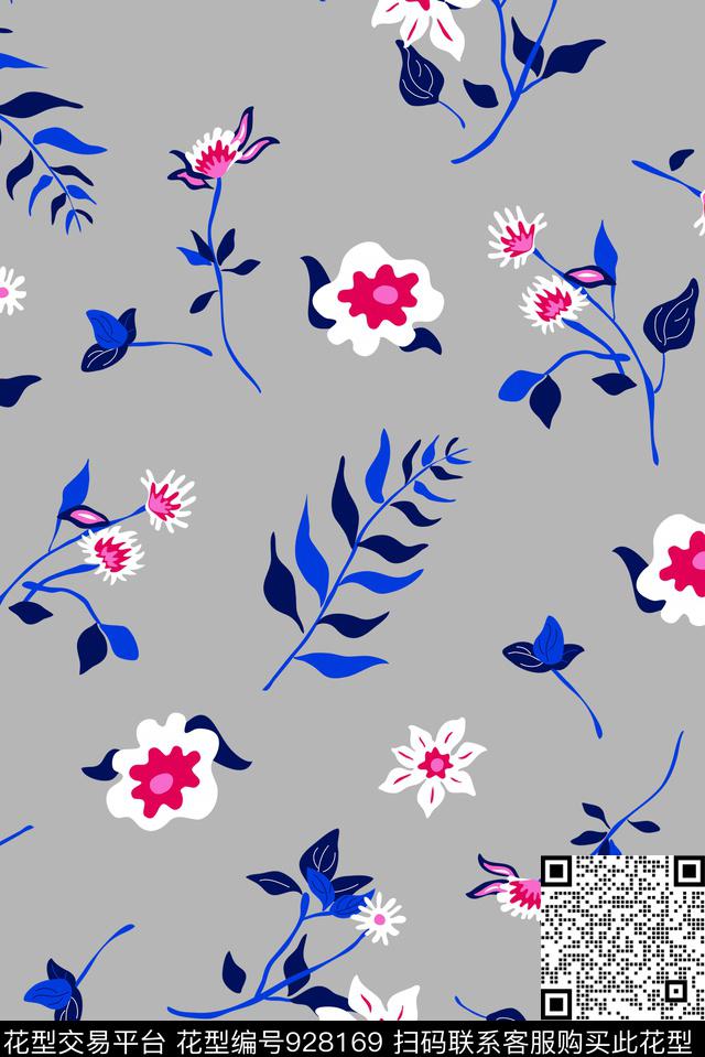 小碎花甜美淑女优雅典雅传统印花华亿平台下载（图片编号: 928169） - 瓦栏（Walan）