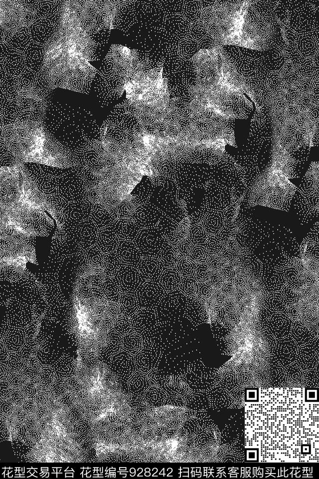 肌理几何大牌风传统印花华亿平台下载（图片编号: 928242） - 瓦栏（Walan）