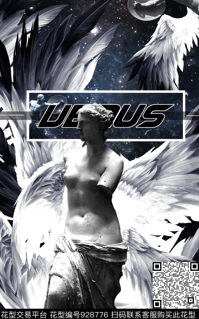 字母男装雕塑数码印花华亿平台下载（图片编号: 928776） - 瓦栏（Walan）