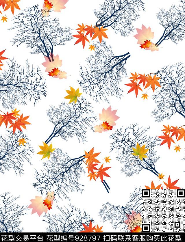 数码华亿平台花卉民族风数码印花华亿平台下载（图片编号: 928797） - 瓦栏（Walan）