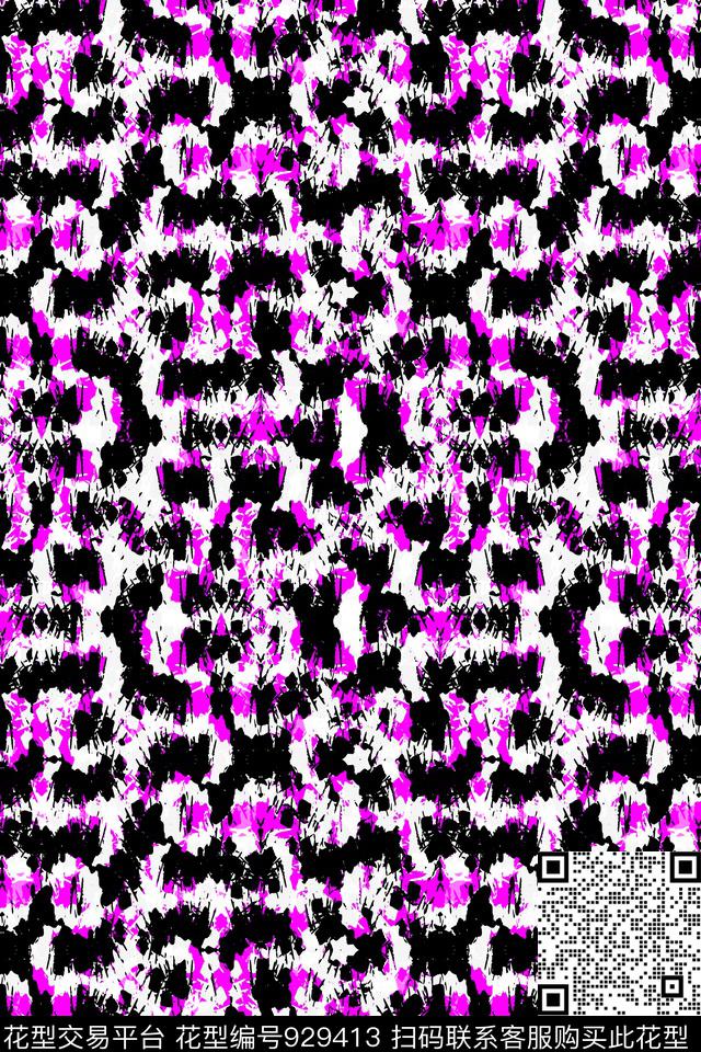 动感条纹波浪纹活力条纹数码印花华亿平台下载（图片编号: 929413） - 瓦栏（Walan）