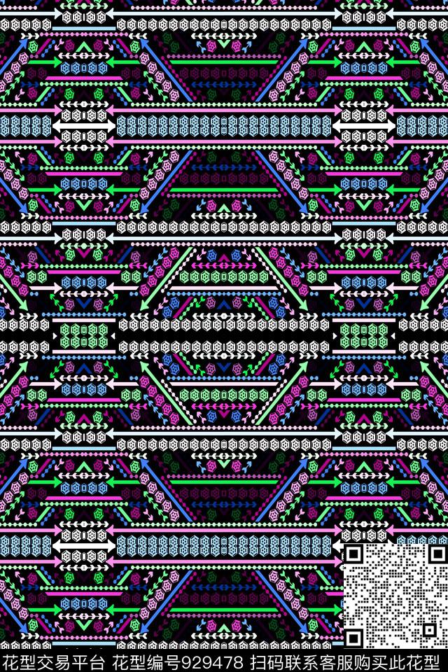 科技条纹条纹现代科技数码印花华亿平台下载（图片编号: 929478） - 瓦栏（Walan）
