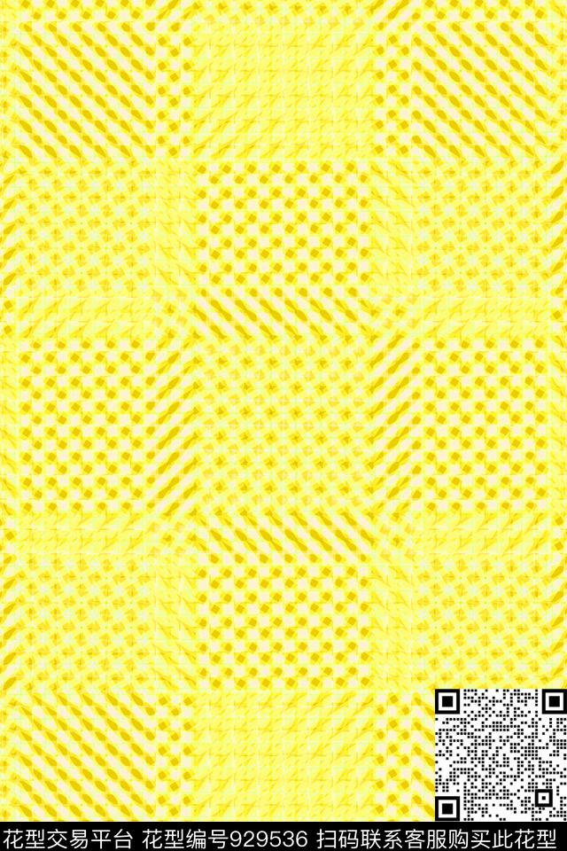 格子衫格子格子撞色数码印花华亿平台下载（图片编号: 929536） - 瓦栏（Walan）