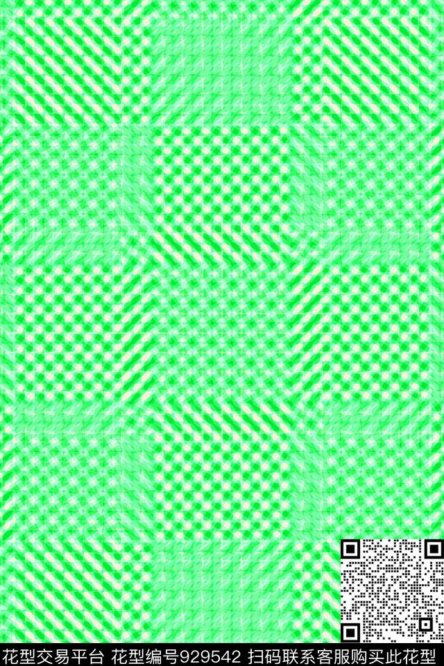 格子衫格子格子撞色数码印花华亿平台下载（图片编号: 929542） - 瓦栏（Walan）