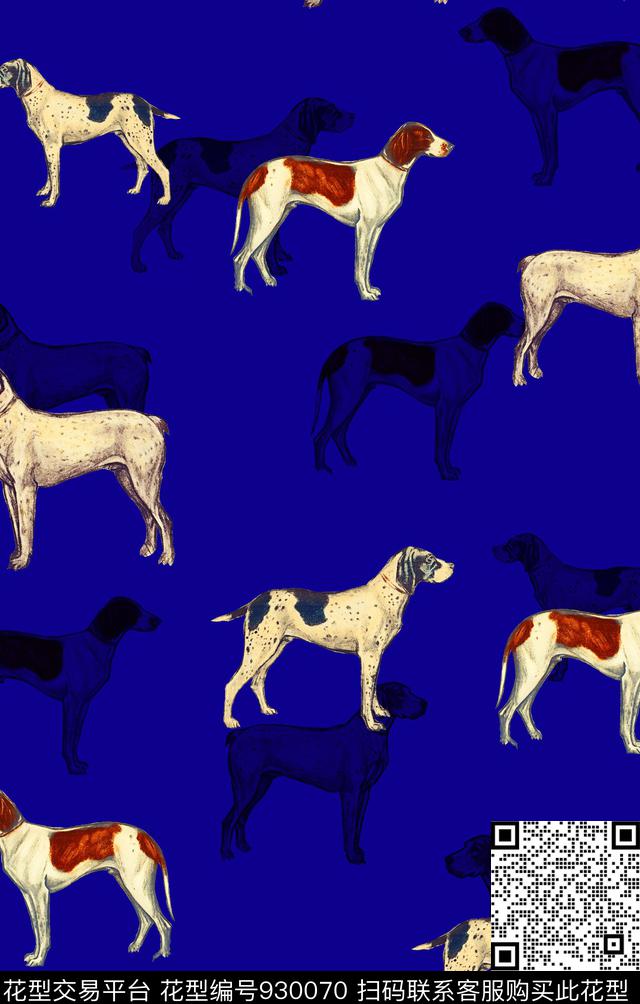 动物大牌狗狗狗数码印花华亿平台下载（图片编号: 930070） - 瓦栏（Walan）