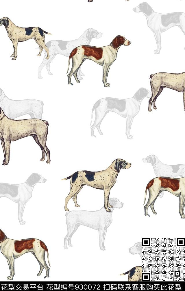 动物大牌狗狗狗数码印花华亿平台下载（图片编号: 930072） - 瓦栏（Walan）