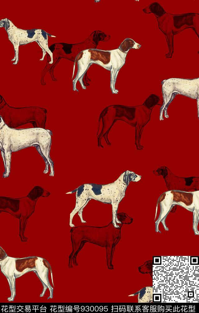 动物大牌狗狗狗数码印花华亿平台下载（图片编号: 930095） - 瓦栏（Walan）