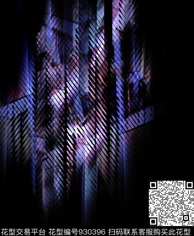 几何定位潮牌休闲运动花传统印花华亿平台下载（图片编号: 930396） - 瓦栏（Walan）