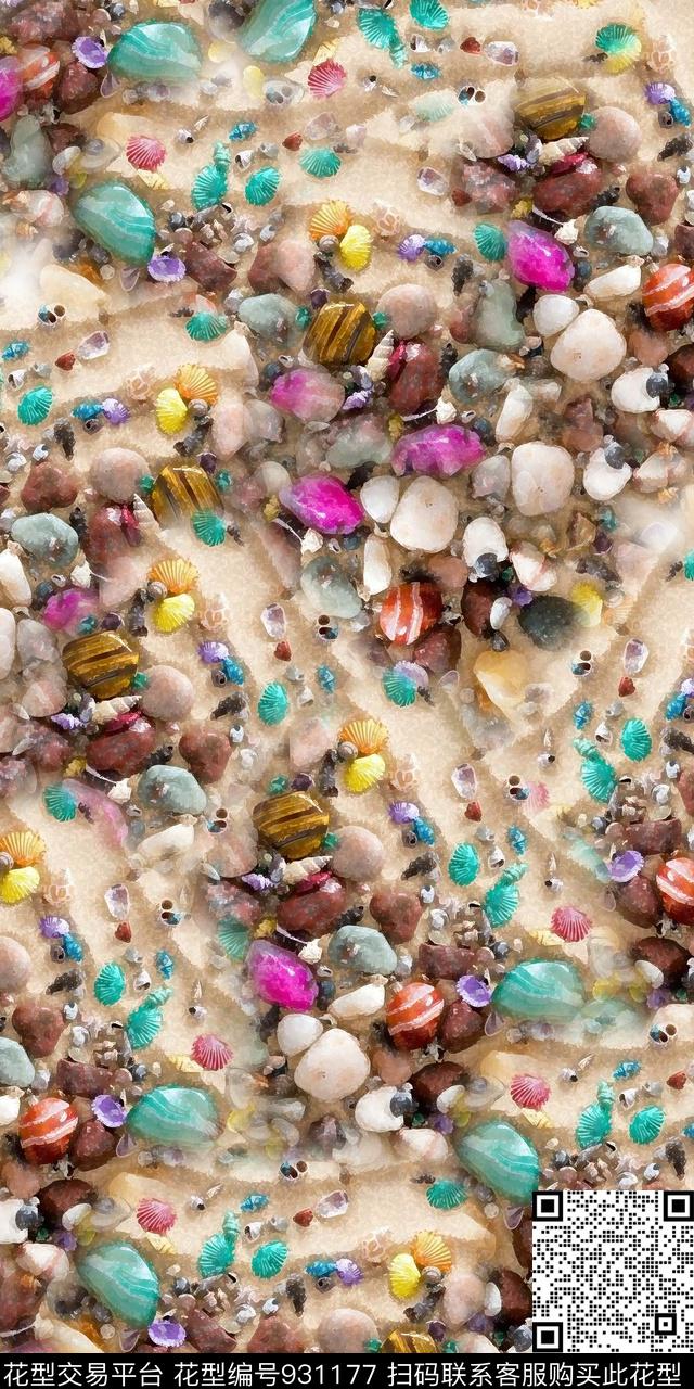 石头沙热带华亿平台数码印花华亿平台下载（图片编号: 931177） - 瓦栏（Walan）