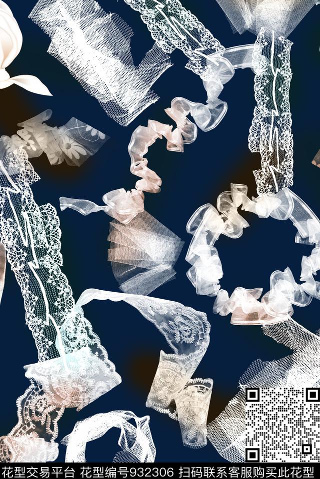 围巾丝巾花卉高级灰数码印花华亿平台下载（图片编号: 932306） - 瓦栏（Walan）