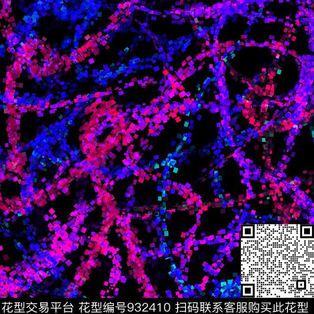 数码华亿平台几何方巾数码印花华亿平台下载（图片编号: 932410） - 瓦栏（Walan）