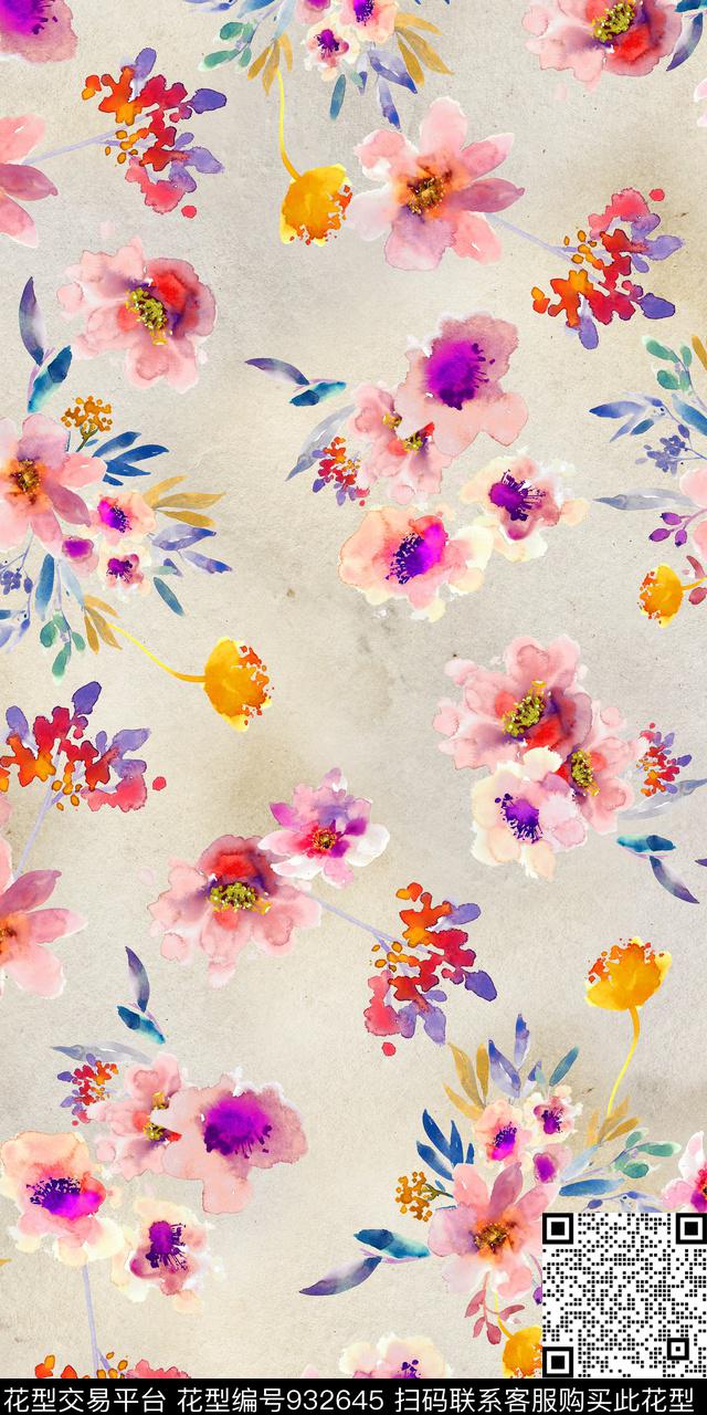数码华亿平台素雅小碎花数码印花华亿平台下载（图片编号: 932645） - 瓦栏（Walan）