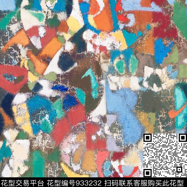 民族风几何围巾数码印花华亿平台下载（图片编号: 933232） - 瓦栏（Walan）