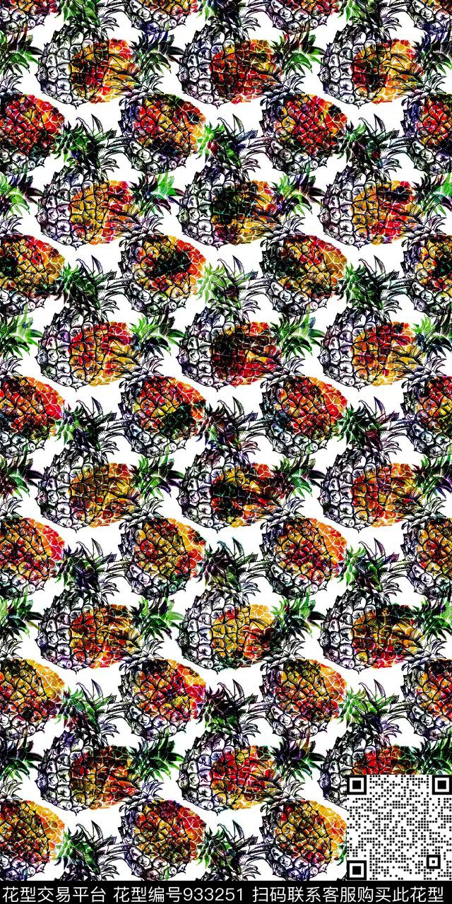 数码华亿平台抽象男装男装数码印花华亿平台下载（图片编号: 933251） - 瓦栏（Walan）