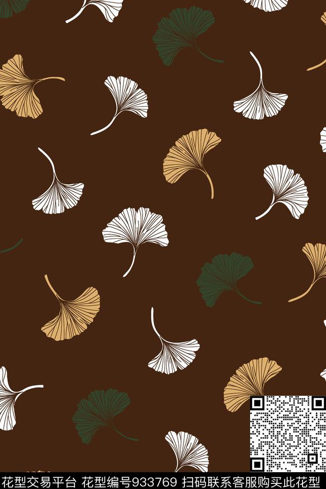 可爱小碎花线条花卉传统印花华亿平台下载（图片编号: 933769） - 瓦栏（Walan）