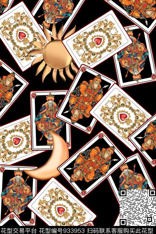 数码华亿平台大花男装数码印花华亿平台下载（图片编号: 933953） - 瓦栏（Walan）