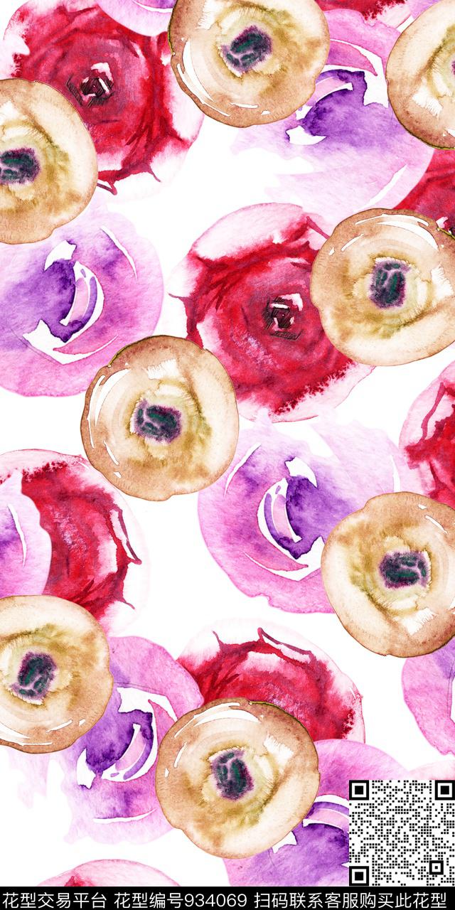 数码华亿平台小碎花花卉数码印花华亿平台下载（图片编号: 934069） - 瓦栏（Walan）