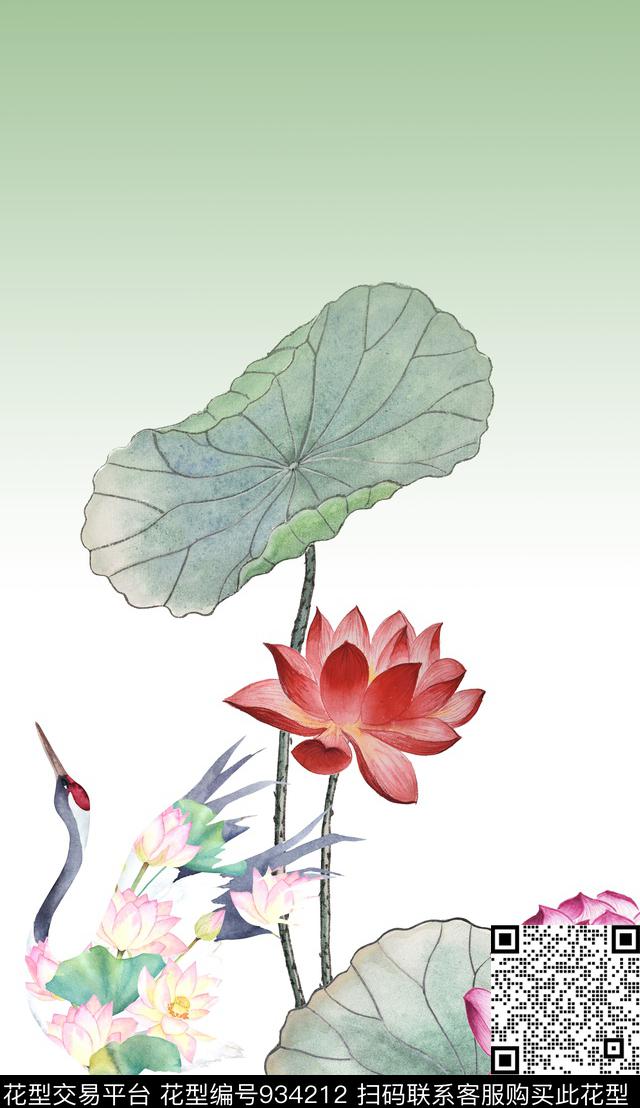 数码华亿平台花卉定位花数码印花华亿平台下载（图片编号: 934212） - 瓦栏（Walan）