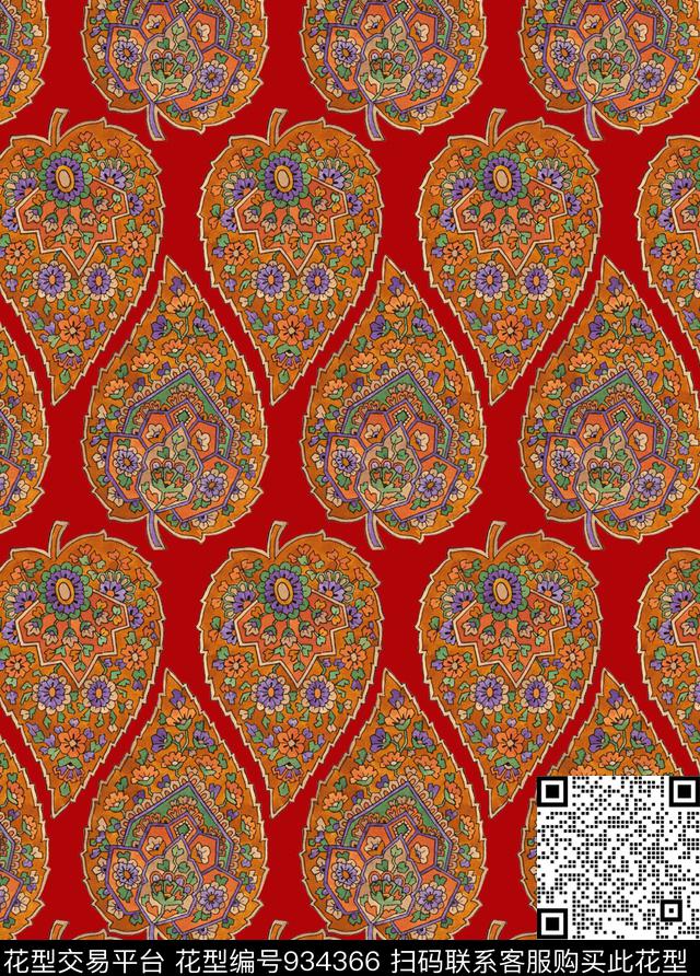 花卉豹纹纹理数码印花华亿平台下载（图片编号: 934366） - 瓦栏（Walan）