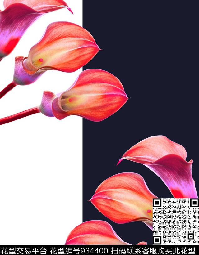 数码华亿平台定位花上衣数码印花华亿平台下载（图片编号: 934400） - 瓦栏（Walan）