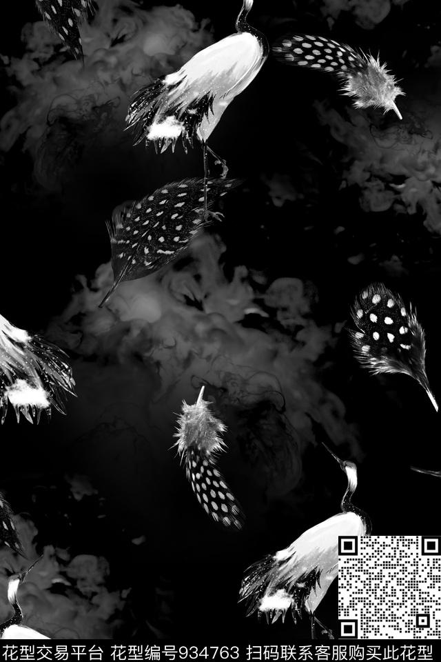 抽象男装波点数码印花华亿平台下载（图片编号: 934763） - 瓦栏（Walan）