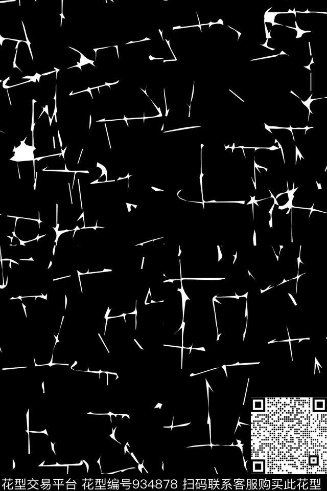 肌理男装大牌风数码印花华亿平台下载（图片编号: 934878） - 瓦栏（Walan）