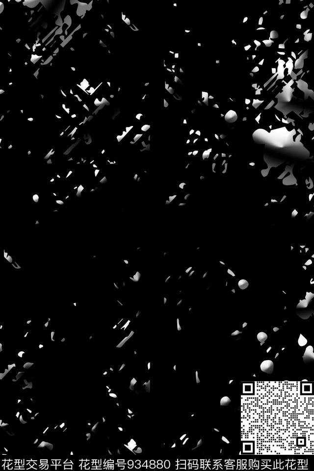 肌理男装大牌风数码印花华亿平台下载（图片编号: 934880） - 瓦栏（Walan）