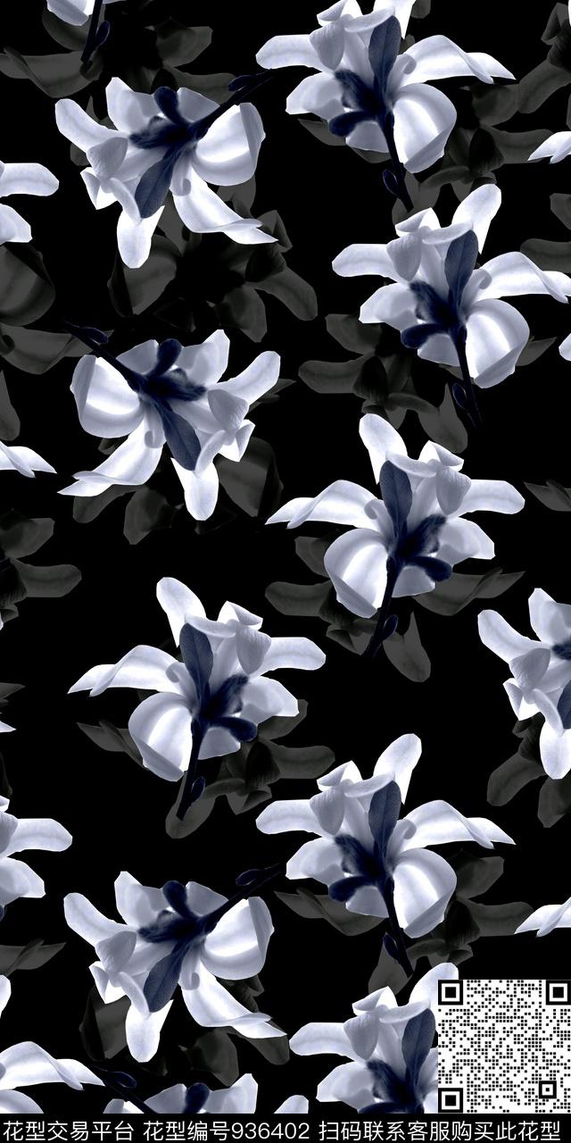 数码华亿平台百合大牌风数码印花华亿平台下载（图片编号: 936402） - 瓦栏（Walan）