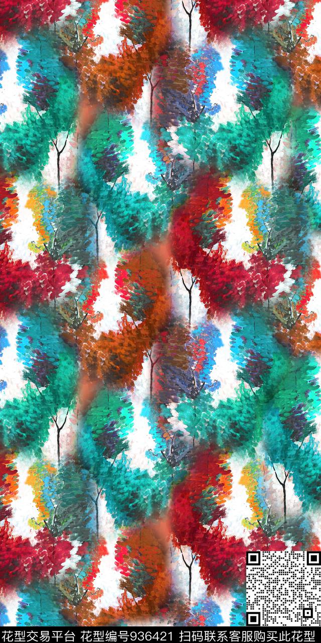 数码华亿平台抽象几何数码印花华亿平台下载（图片编号: 936421） - 瓦栏（Walan）